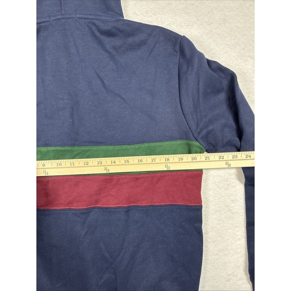 NWT Polo Ralph Lauren Lspohood M2 Hoodie Knit Navy Color Block Pullover Full Zip - Picture 10 of 13
